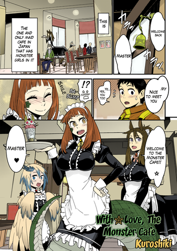 [Kuroshiki] Mon Cafe Yori Ai o Kominute | With Love, the Monster Cafe (Bessatsu Comic Unreal Monster Musume Paradise Vol. 4) [English] [Colorized] [Decensored] [Digital]