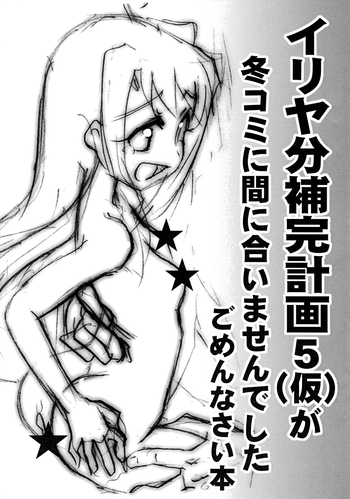 (C81) [PNO Group (Hase Yuu)] Illya-bun Hokan Keikaku 5 (Kari) ga FuyuComi ni Maniaimasendeshita Gomennasai Hon (Fate/kaleid liner Prisma Illya)