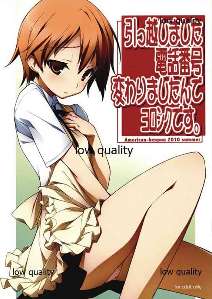 (C78) [American Kenpou (Kikuchi Seiji)] Hikkoshimashita Denwa Bangou Kawarimashitande Yoroshiku desu. (WORKING!!)