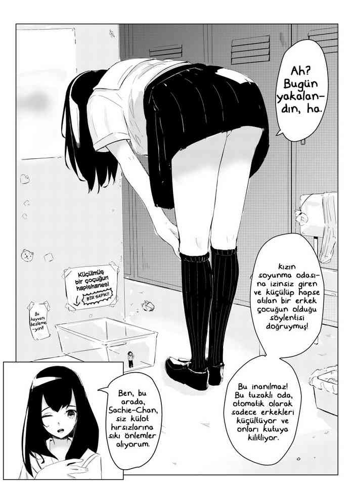 [marushamo] Sachie-chan wa Chiisakushitai | Sachie-chan onu daha da küçültmek istiyor ( bölüm 1 ve 2 ) [ Türkçe ]