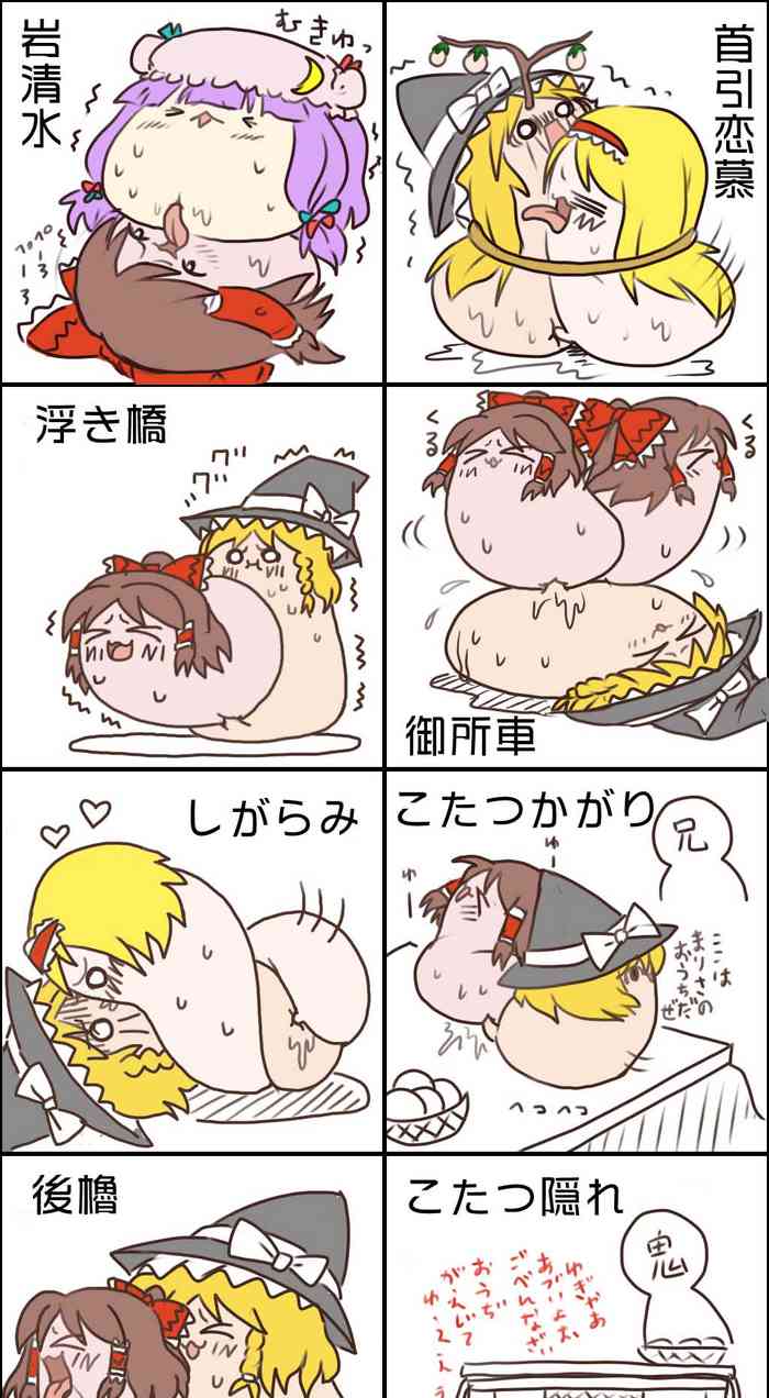 (ゆっくり) ゆっくり体位 - 四十八手あき 油庫里48手和自慰調查