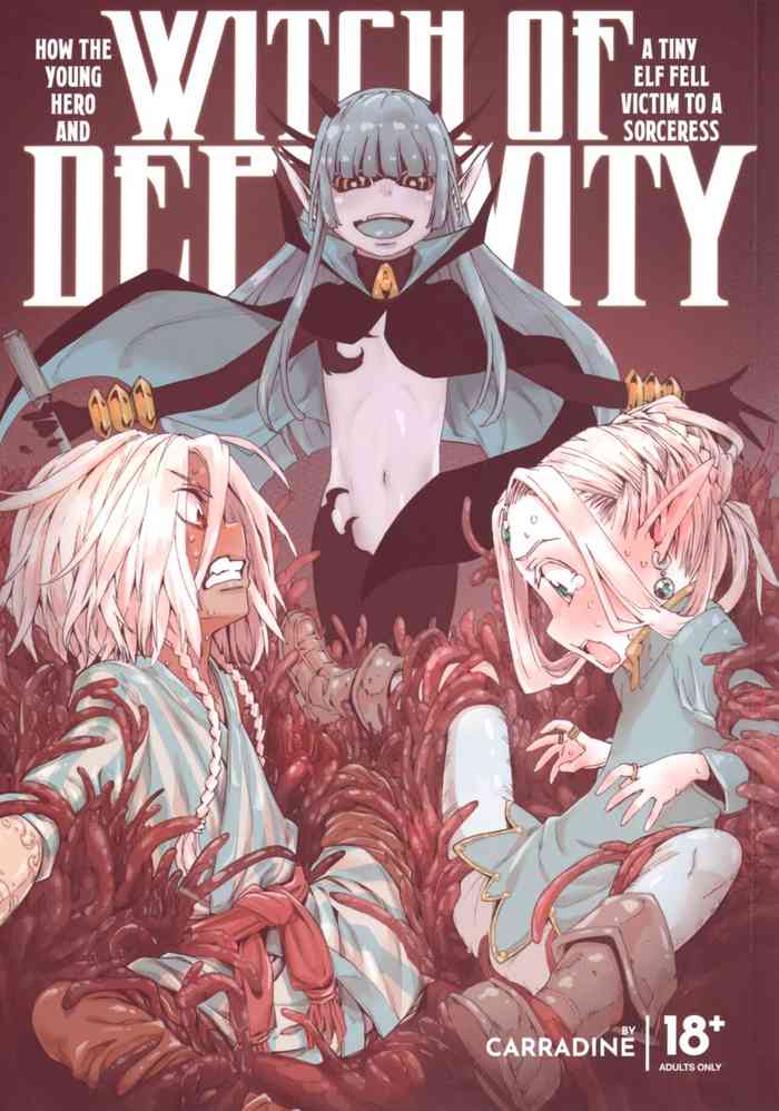 [Kyaradain] Daraku no Majo Shounen Yuusha to Tsurupeta Elf wa Ika ni Shite Majo ni Yabureta ka | Witch of Depravity: How the Young Hero and a Tiny Elf Fell Victim to a Sorceress [English] [J18] [Decensored]