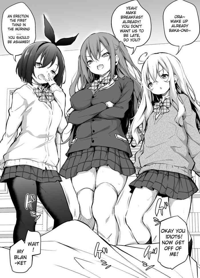 [Airandou] Namaiki Sanshimai ni Okosareru Asa [English] [Daddy Scan Me Harder]