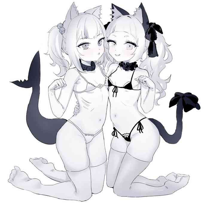 [darkdeaththorn] Gawr Gura & Murasaki Shion