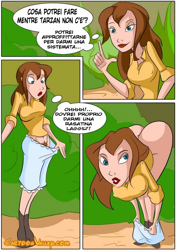 Tarzan And Jane Play In The Jungle- CartoonValley