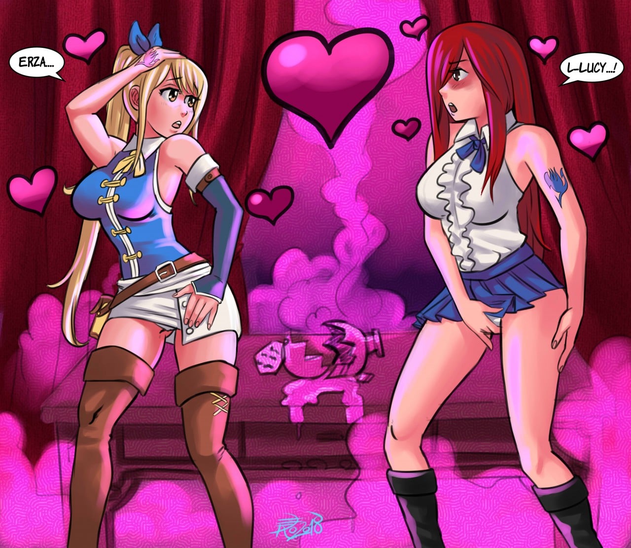 Lesbian Love Potion [Fairy Tail] – Psicoero