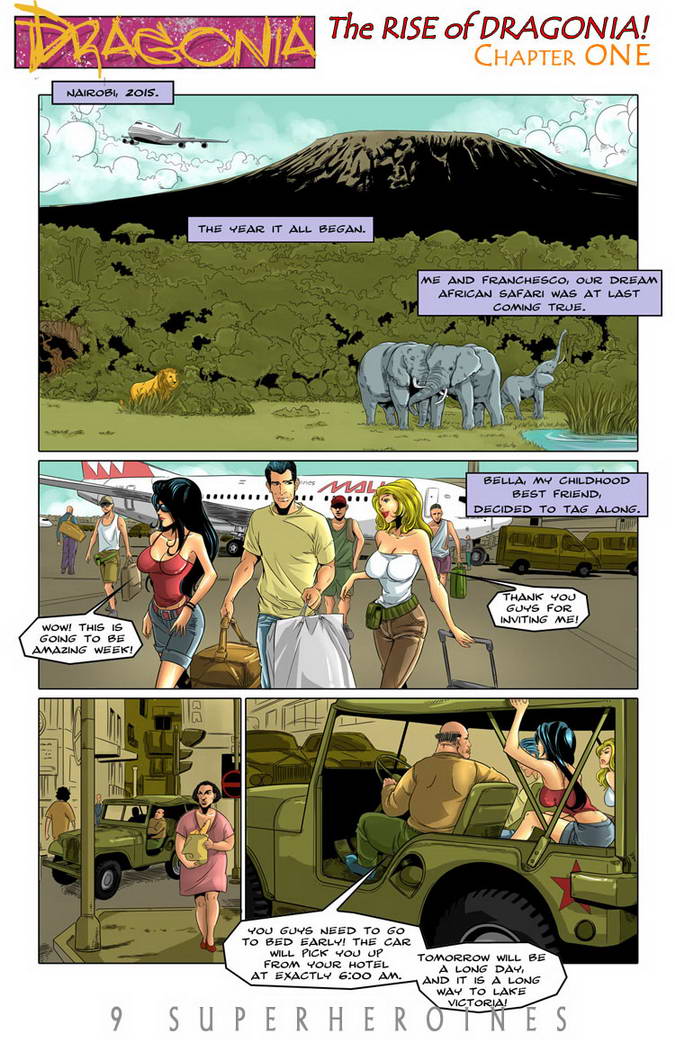 Dragonia – The Rise of Dragonia (9 Superheroines)