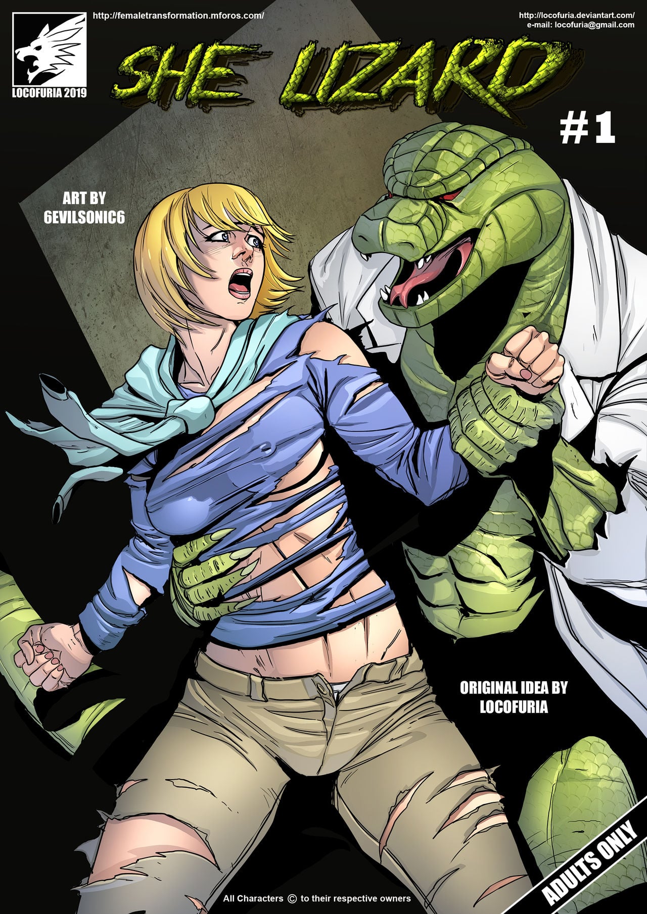 She Lizard- Locofuria (Spider-Man)