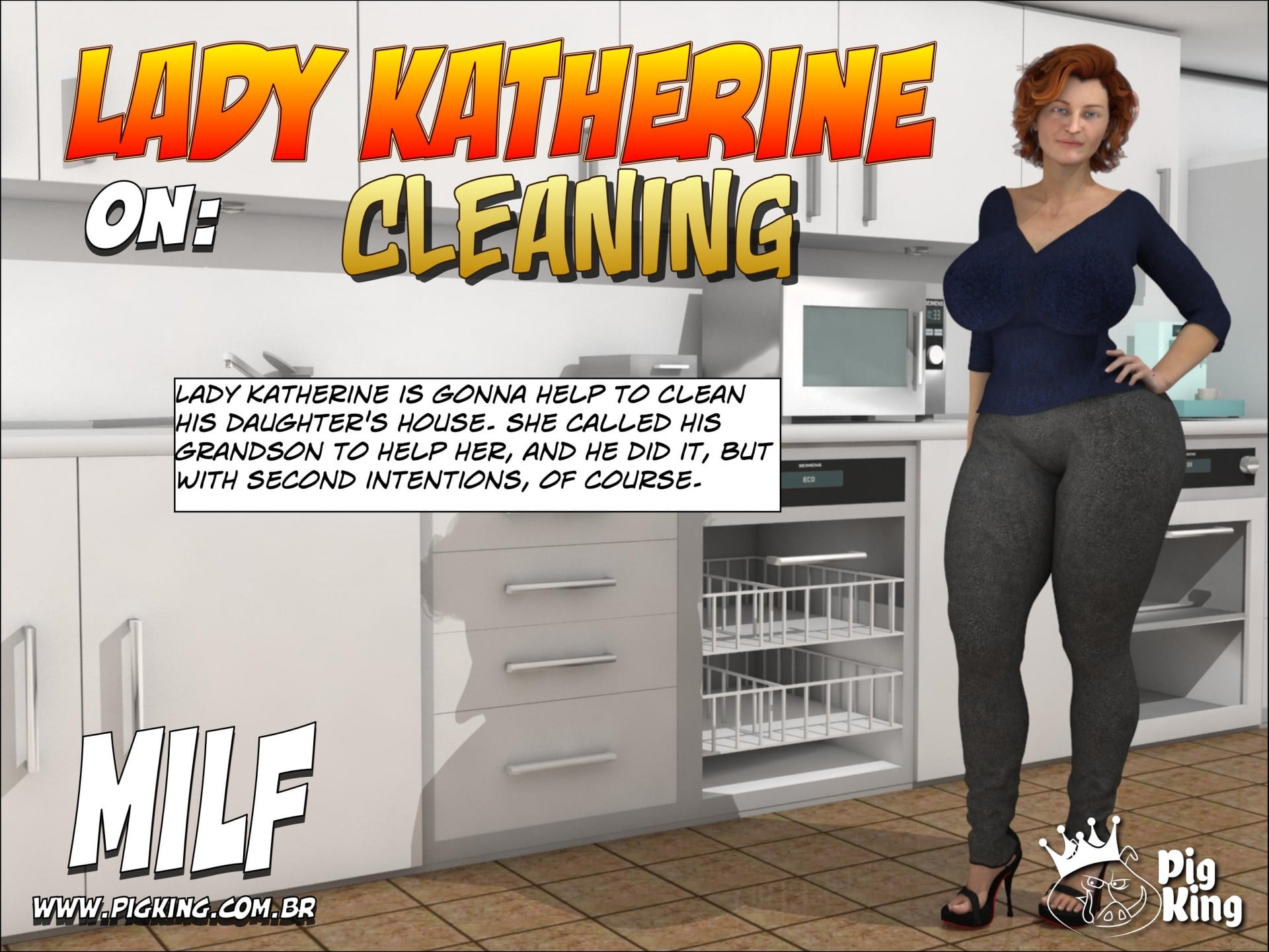 Lady Katherine on Cleaning – PigKing Milf