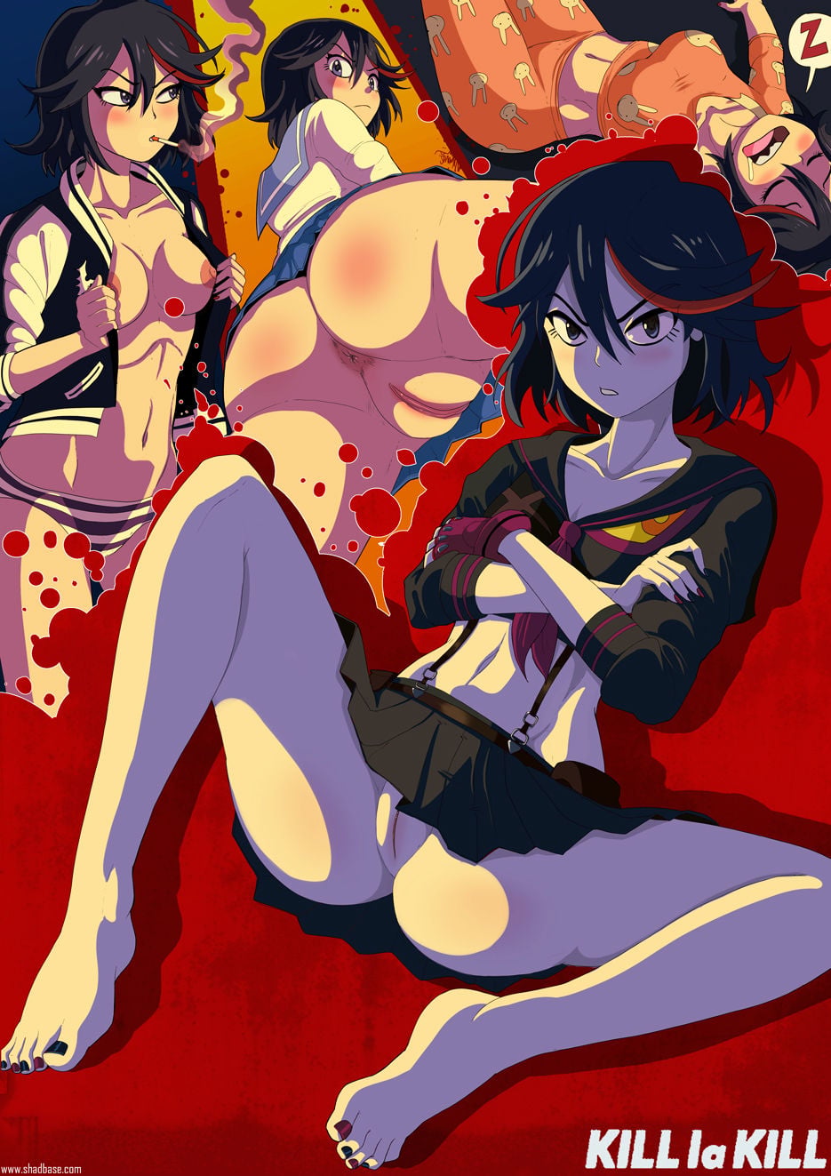 Ryuko Vs Sastsuki (Kill La Kill) by RealShadman