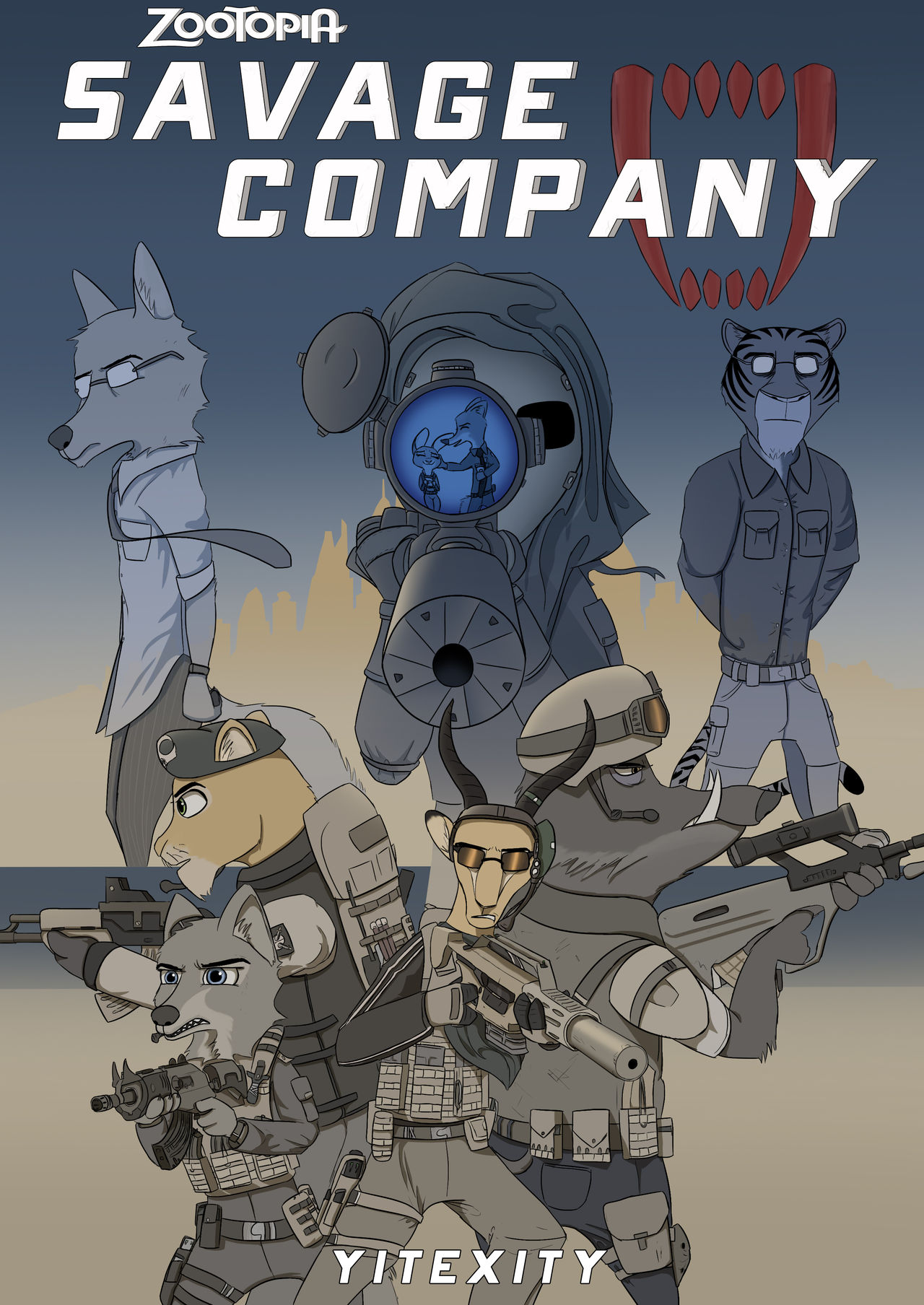Savage Company: Ch.2- yitexity [Zootopia]