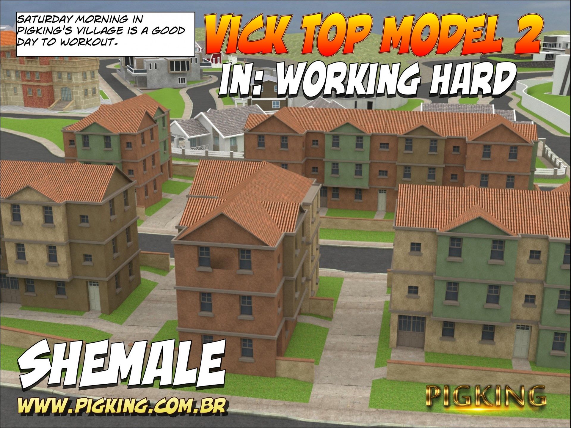 Vick Top Model 2 in Working Hard – Pig King