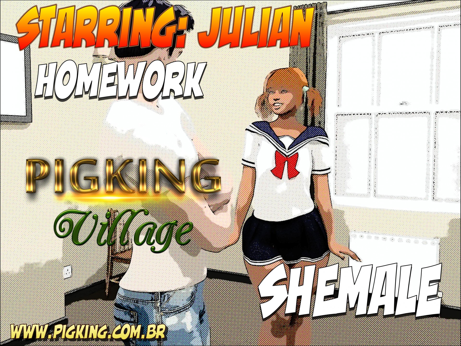 Julian Homework – Pig King Shemale