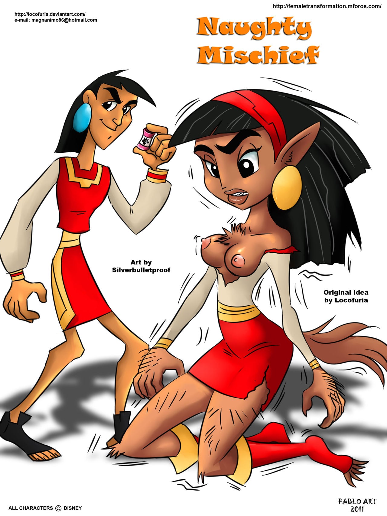 Naughty Mischief (The Emperor’s New Groove) by Silverbulletproof