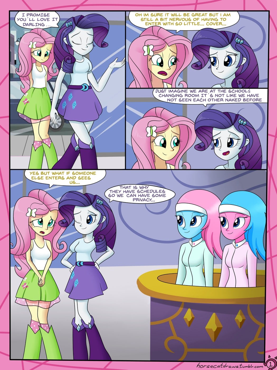 A Very Normal Day At The Spa- Horsecat (My little pony)
