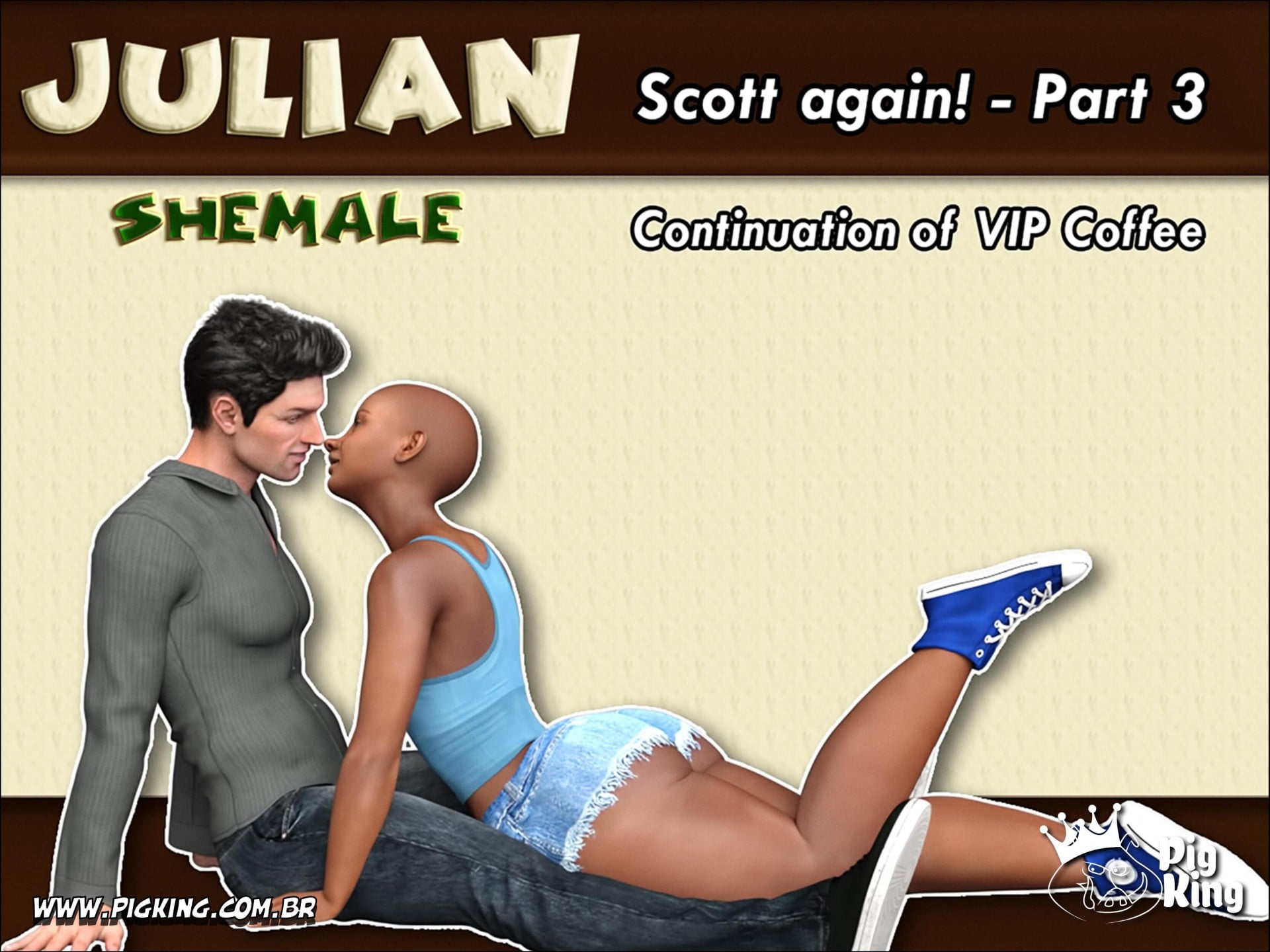 Julian in Scott Again Part 3 – Pig King Shemale