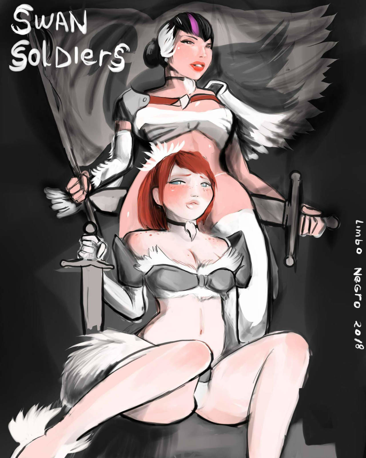 TMNT – Swan Soldiers (Limbo Negro)