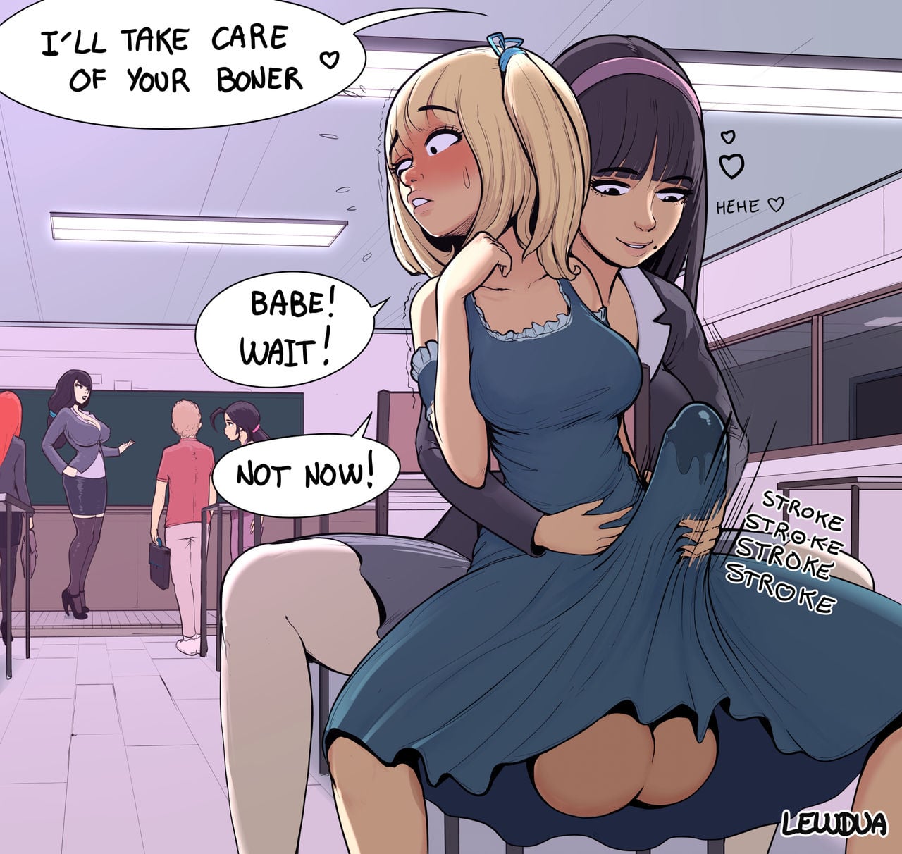 See me after class- Lewdua
