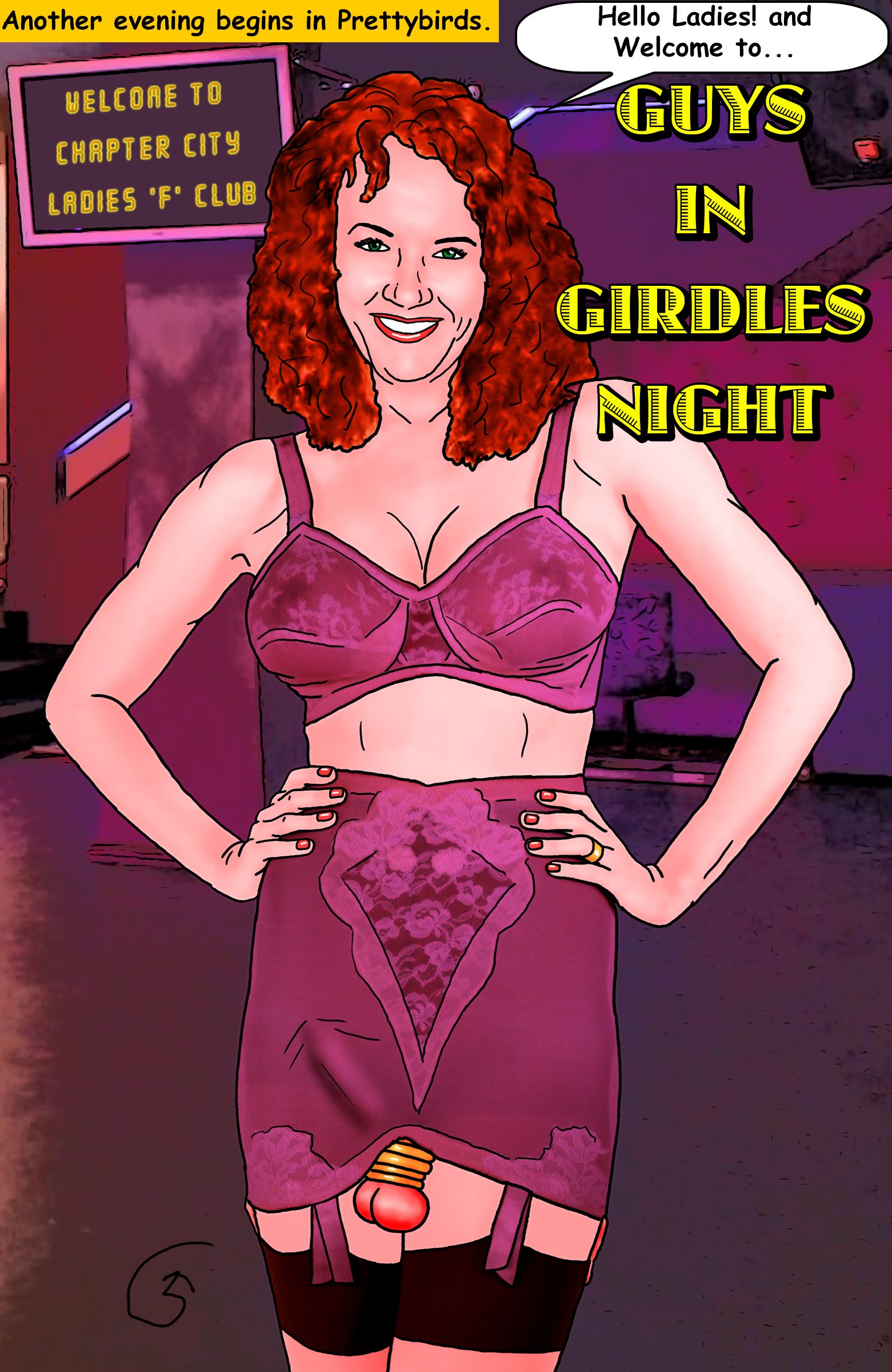 Guys in Girdles Night