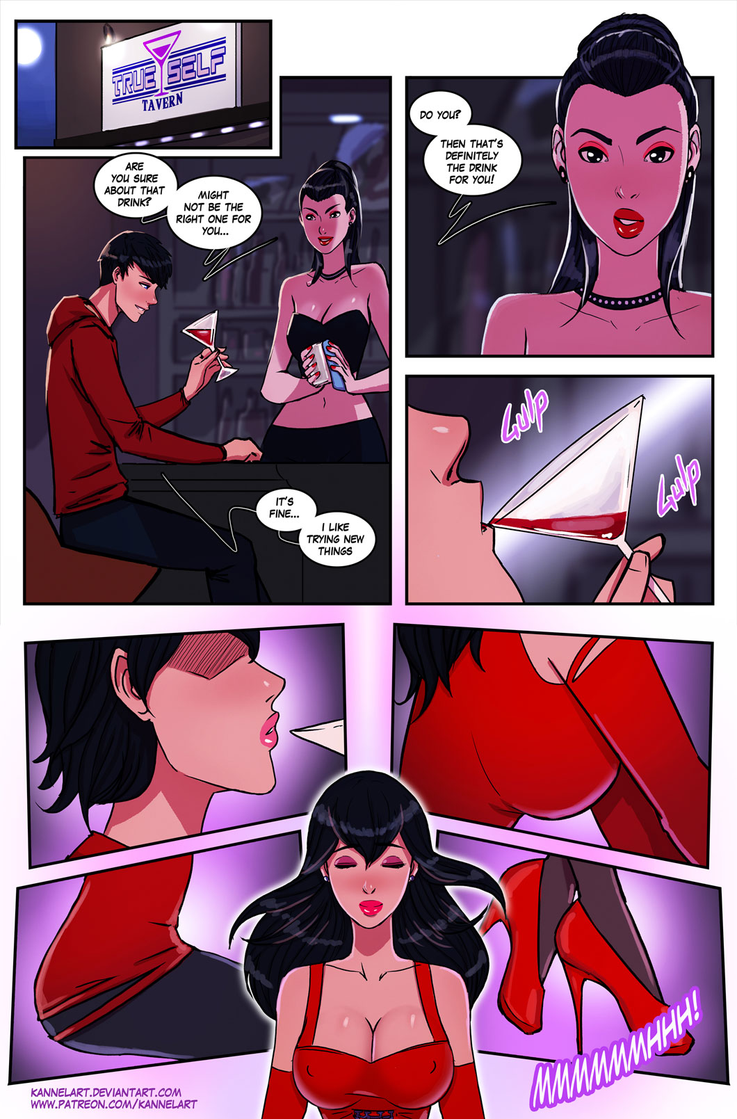 True Self Tavern- The Girl in Red