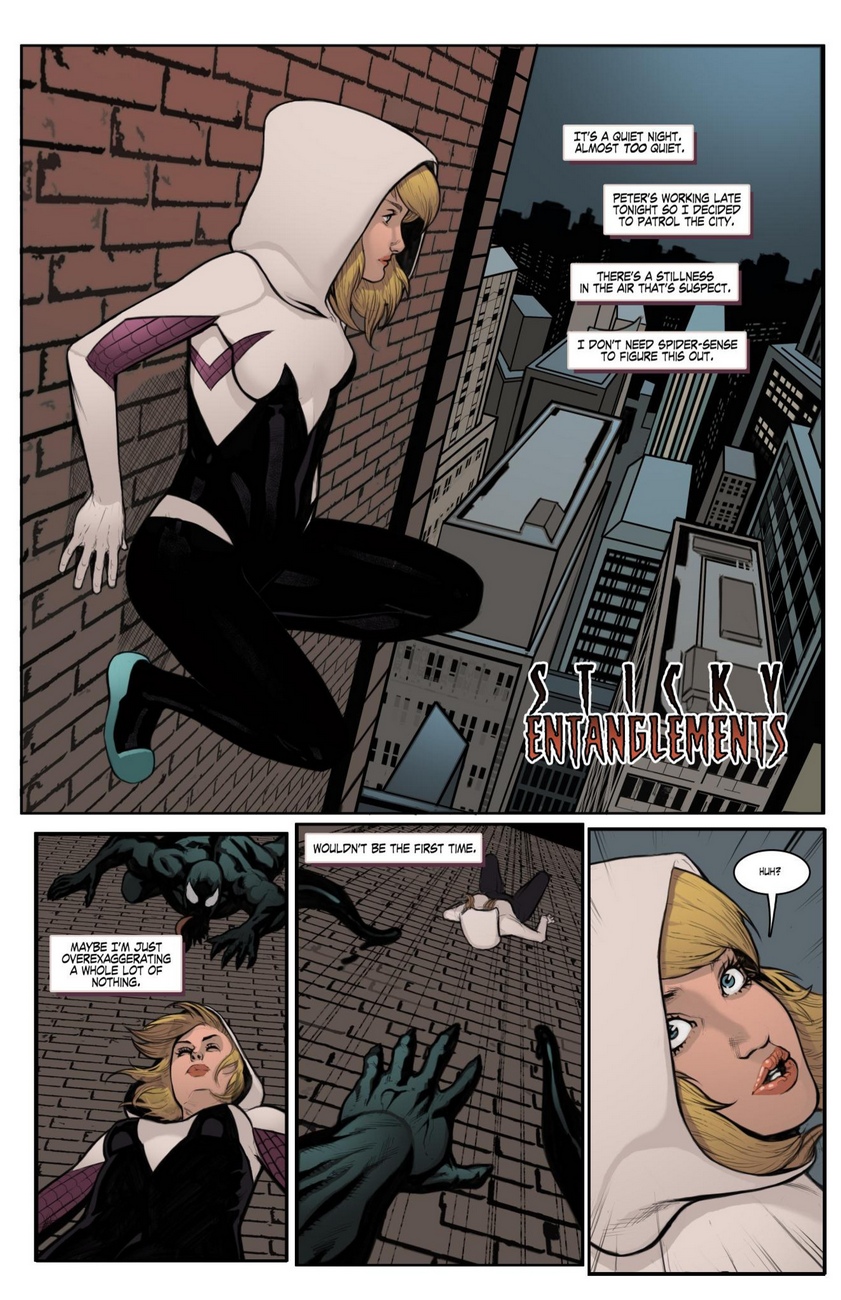 Sticky Entanglements- Spider-man