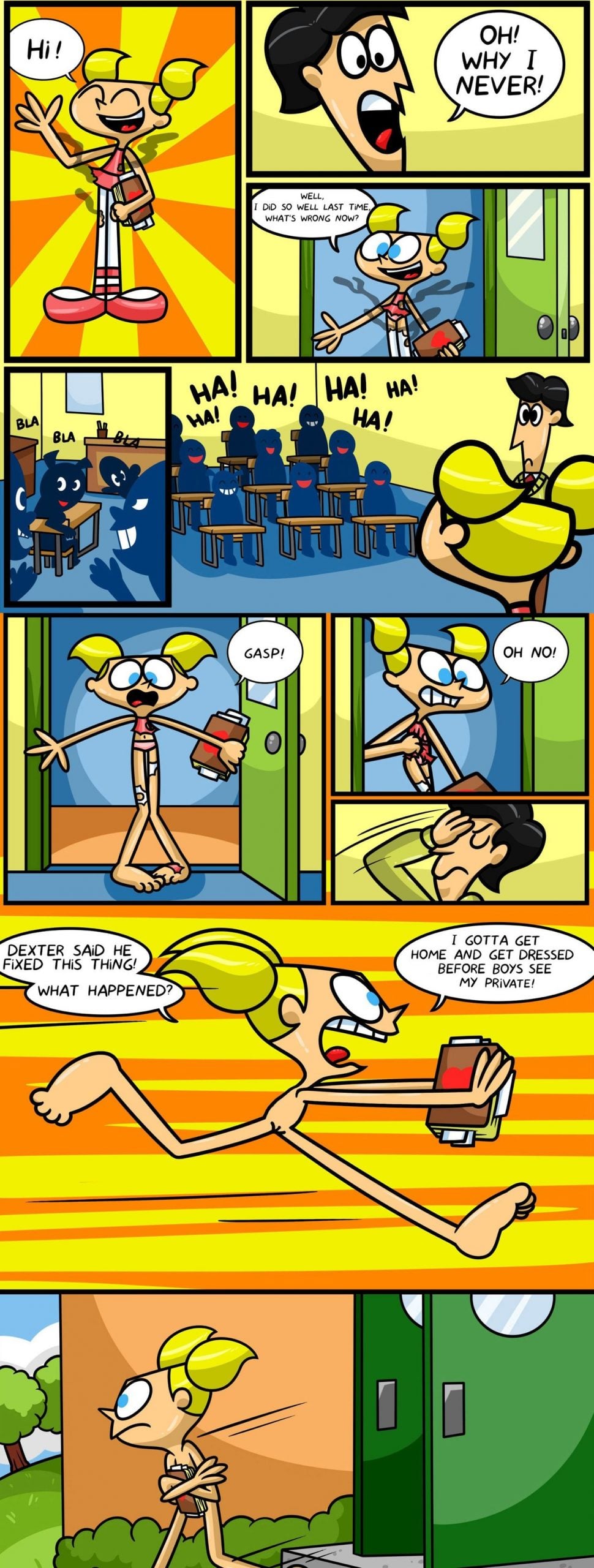 Dee Dee´s strips (Dexter´s Laboratory)