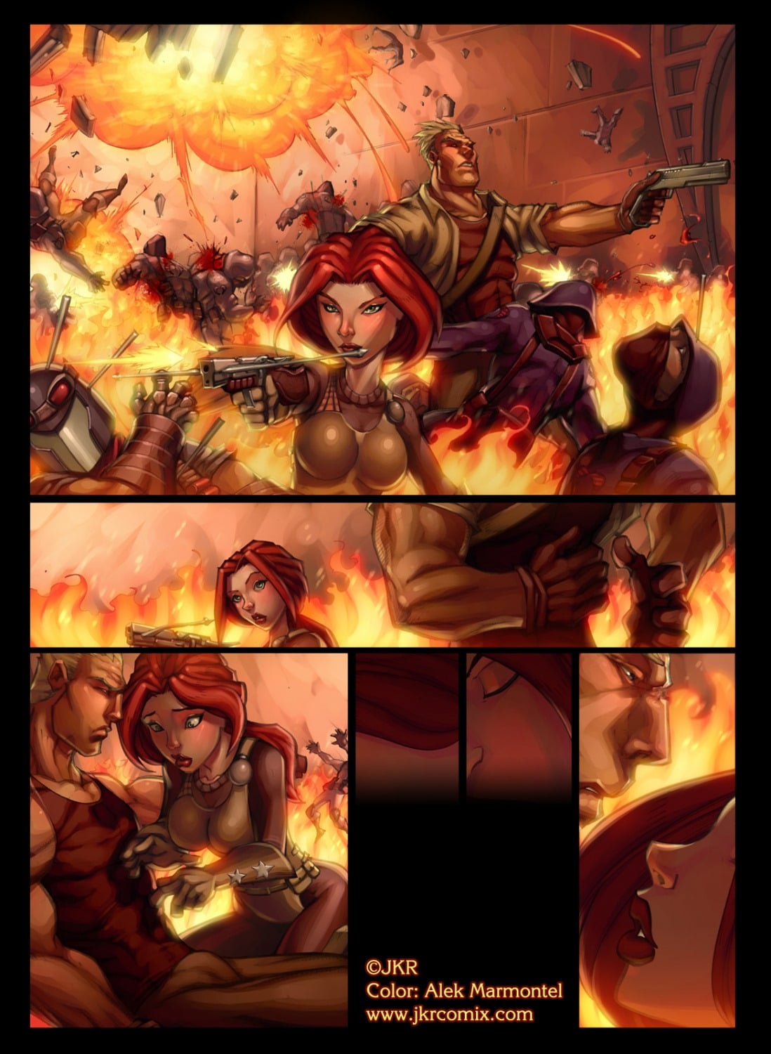 Duke and Scarlett- JKR Comix