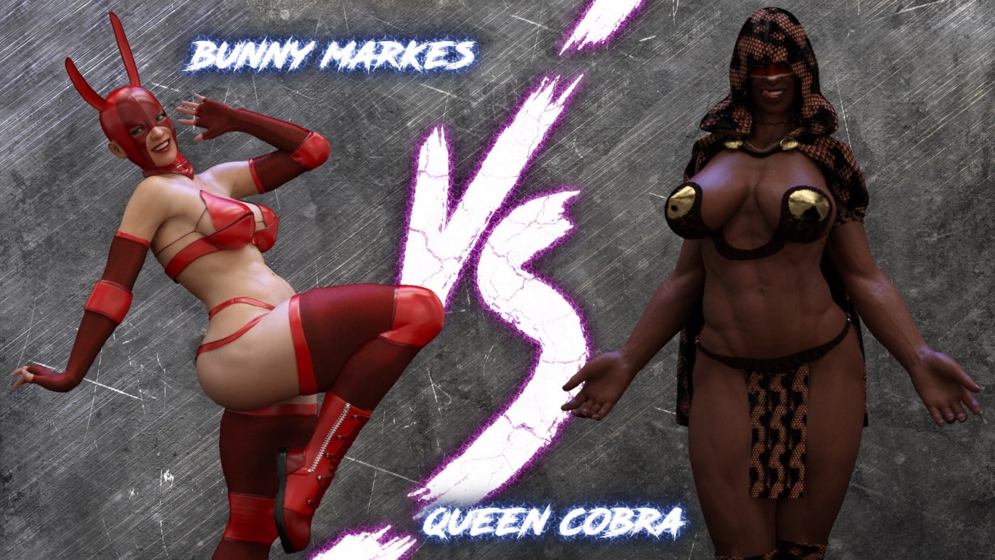 Bunny Markes Vs Queen Cobra- Squarepeg3D
