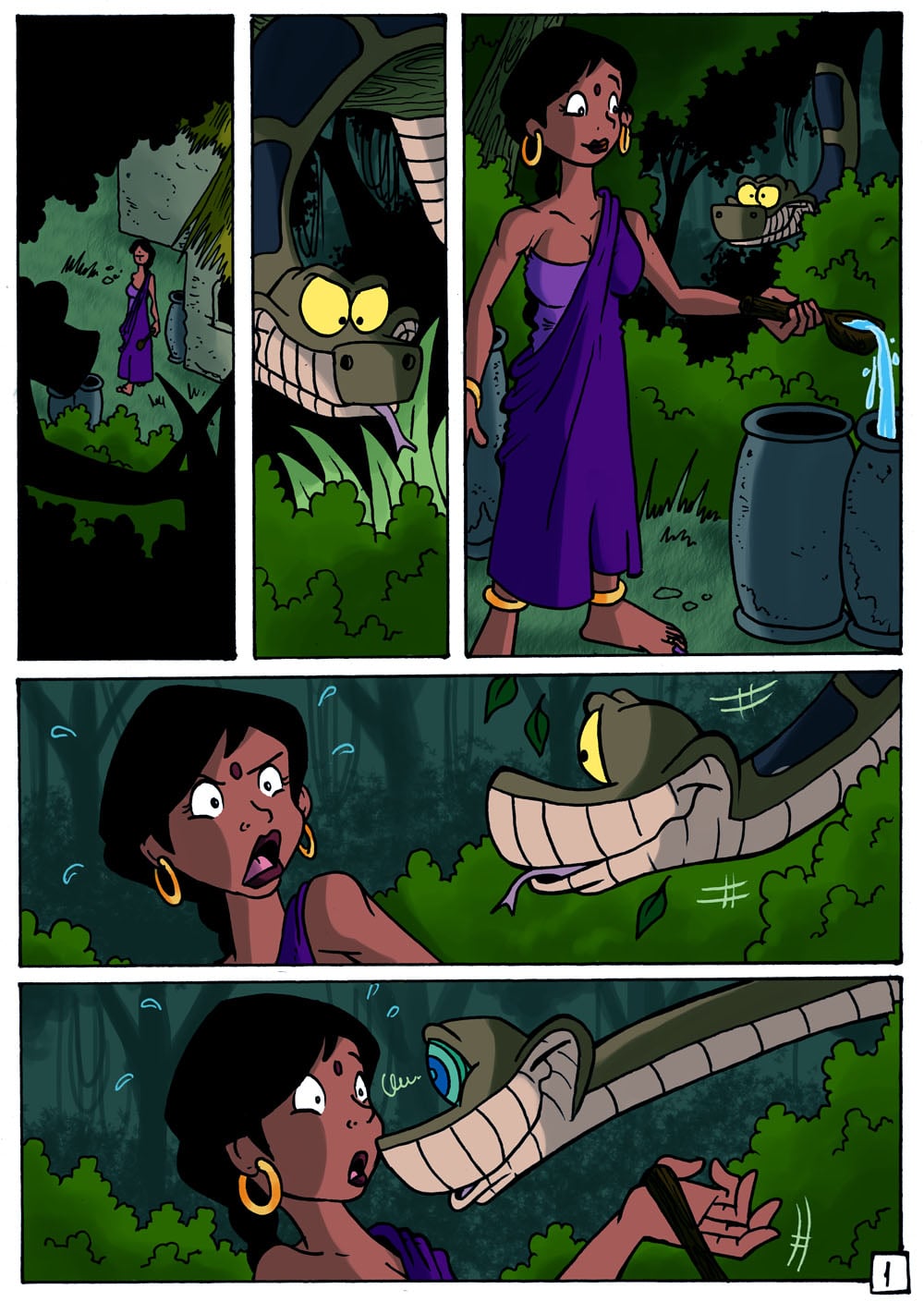 The Jungle Book- Kaa and Shanti