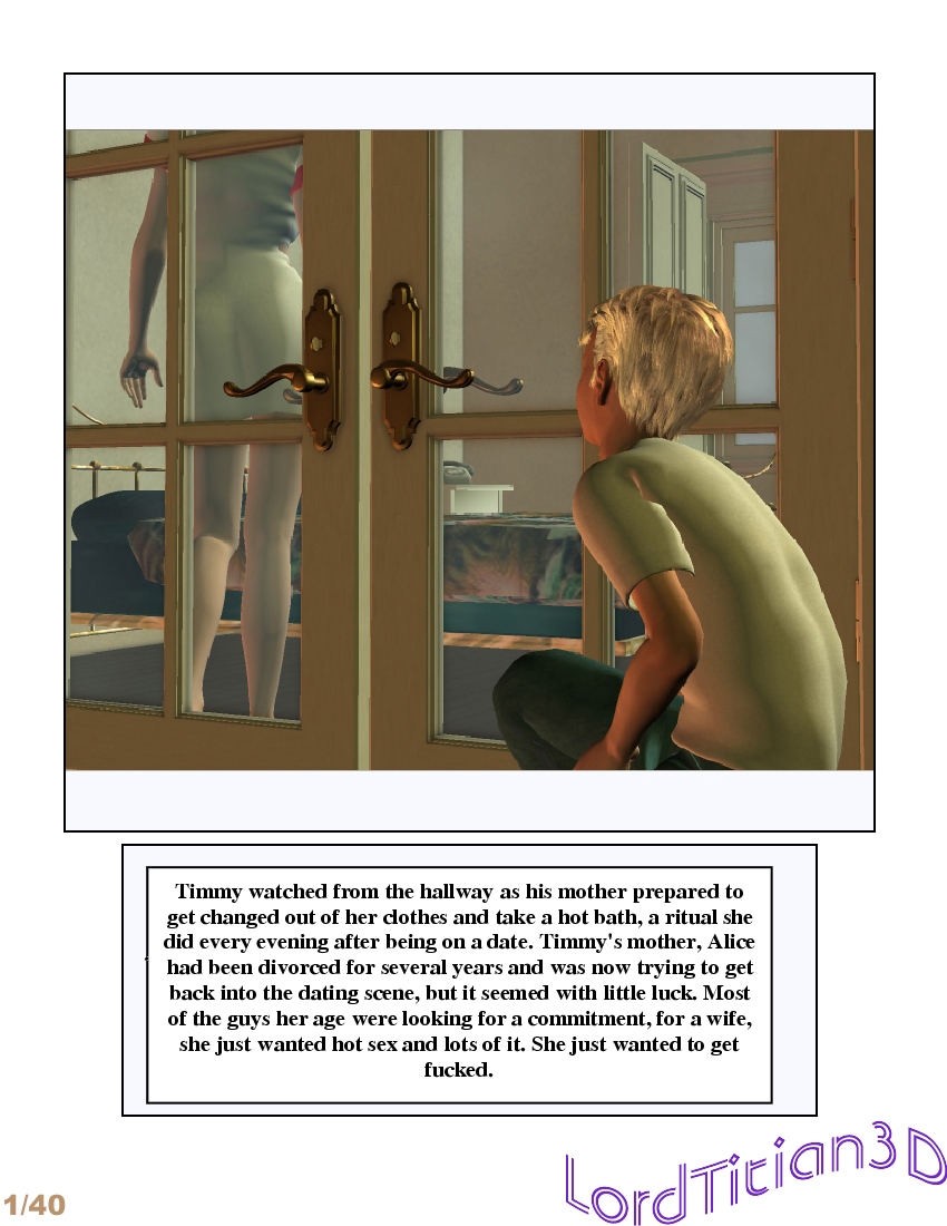 Timmy And Mom- LordTitian3D
