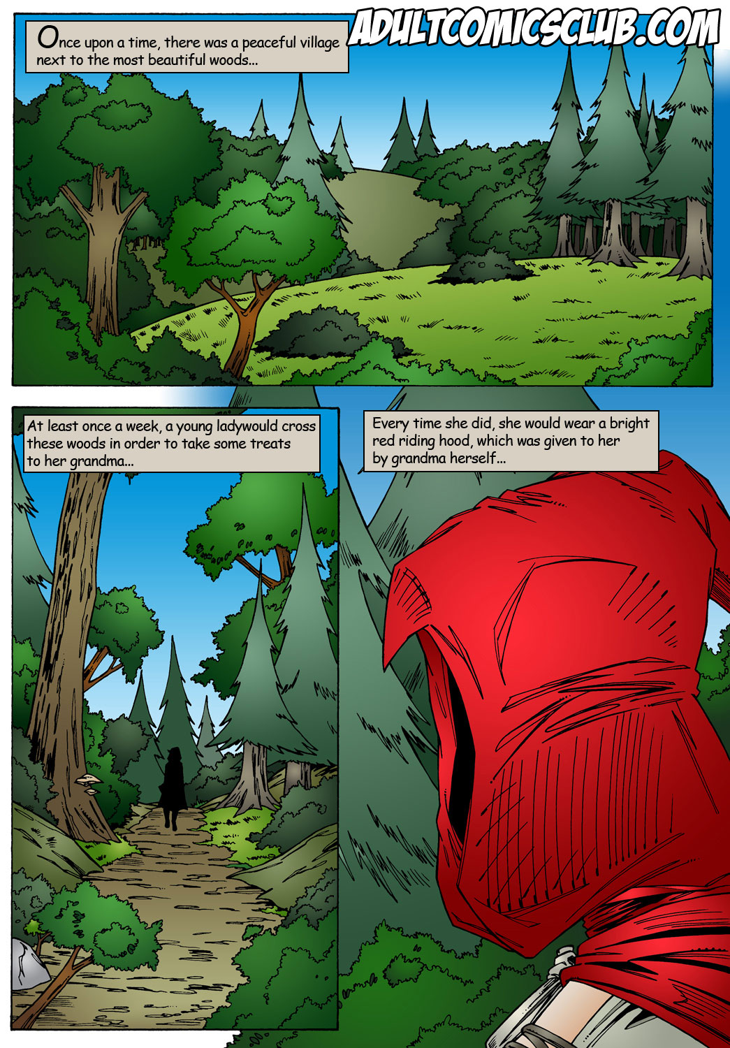 Little Red Riding Hood- Hunter With Big Dick