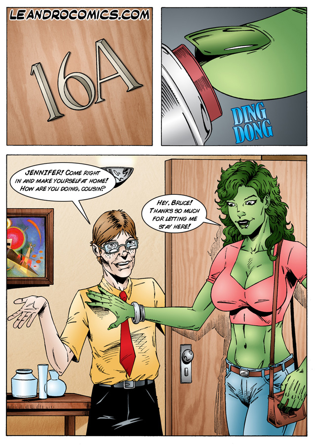 The Incredible Excited Hulk- Leandro