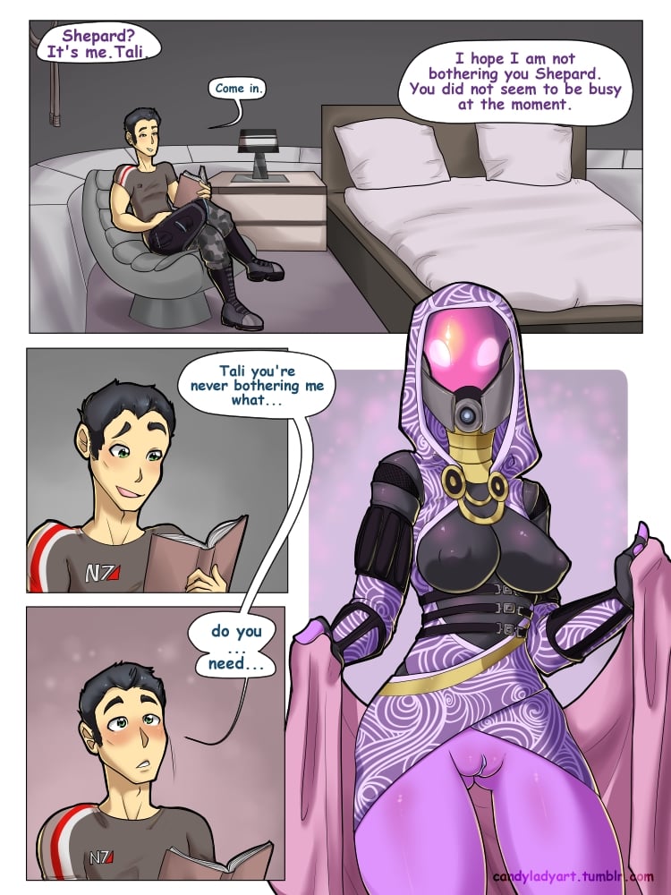 Mass Effect- Tali x Shepard