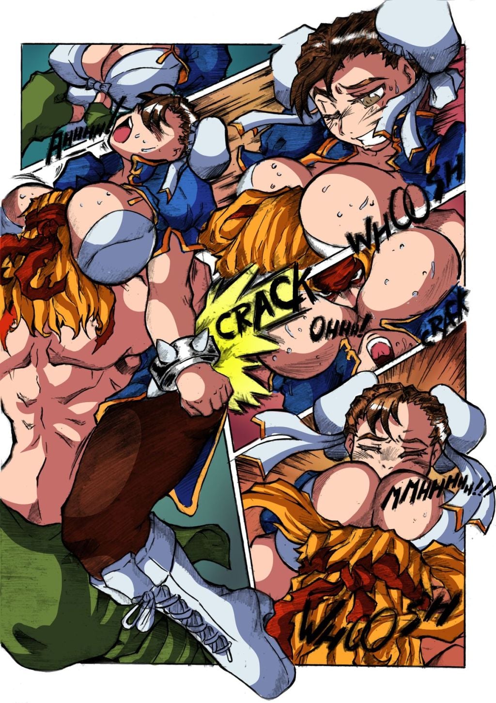 Alex vs Chun-Li- Street Fighter