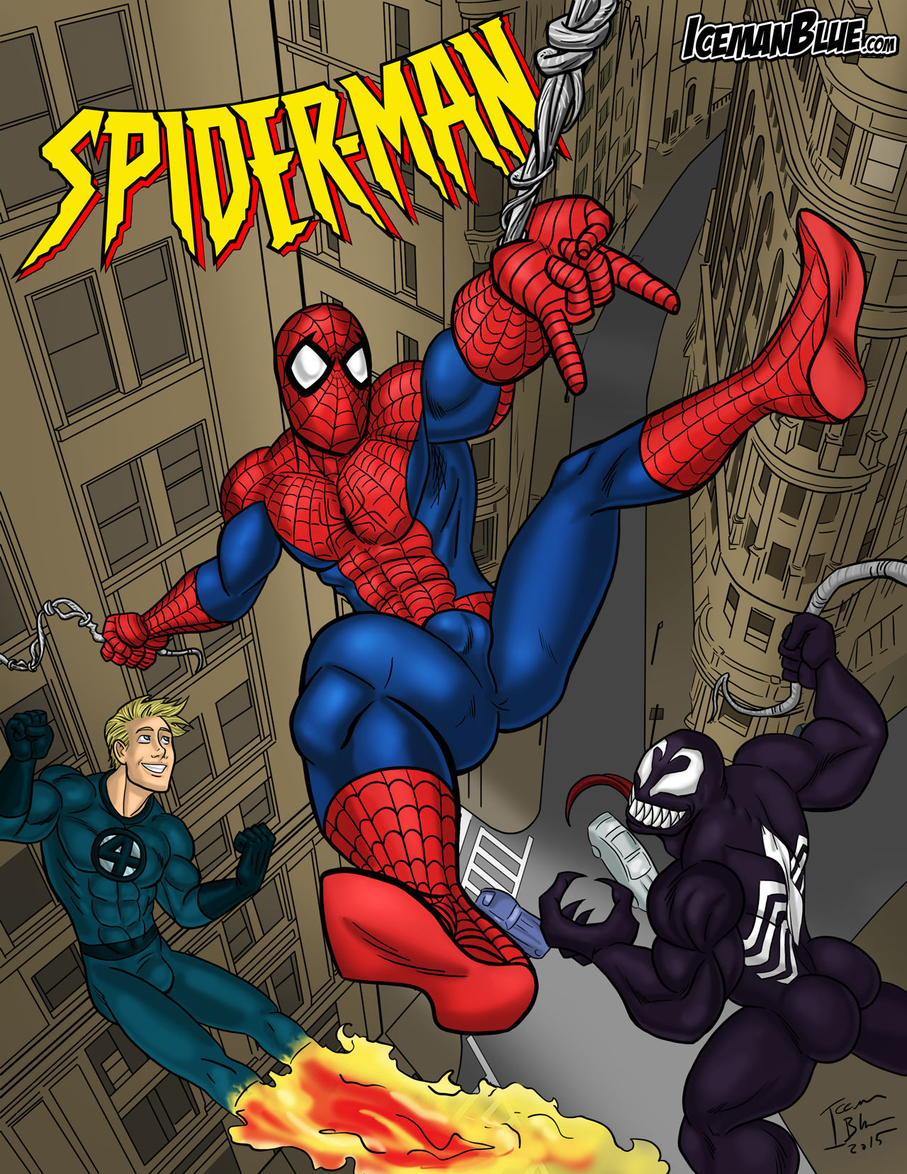 Spider-Man- Iceman Blue