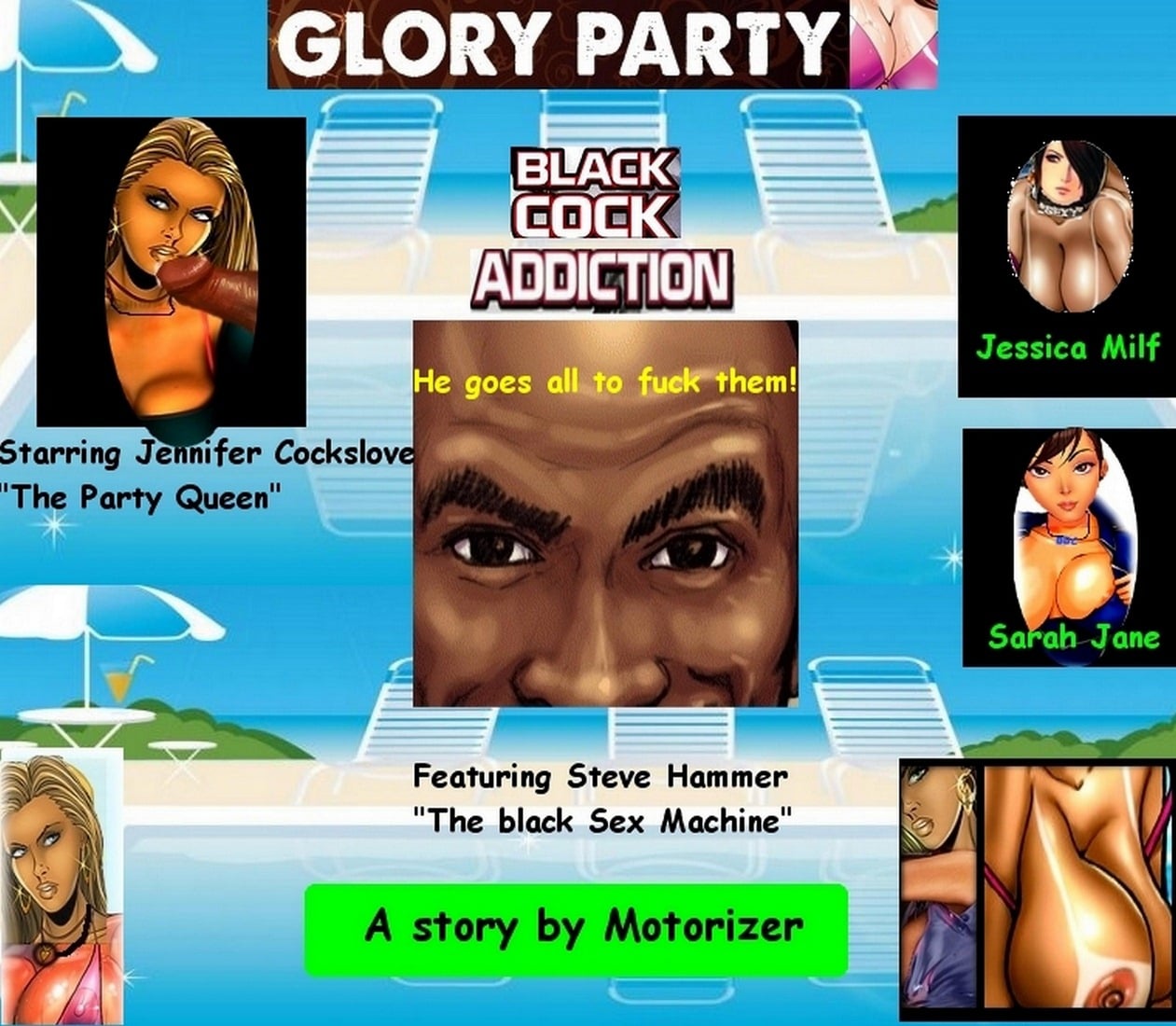 Glory Party- Black Cock Addiction