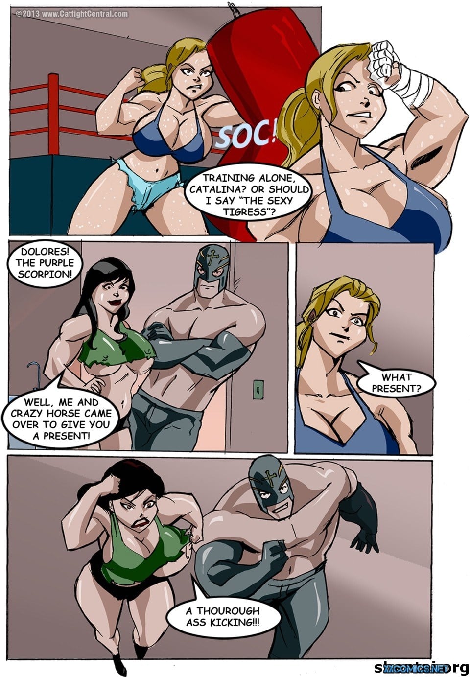 Lucha Libre XXX Part 4 & 7- Catfight