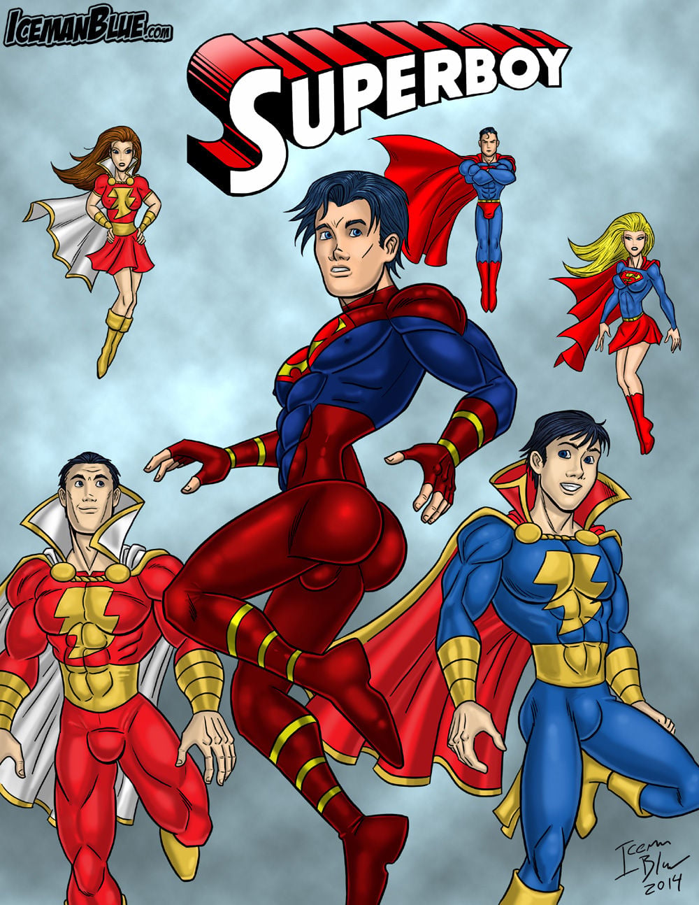 Iceman Blue- Superboy