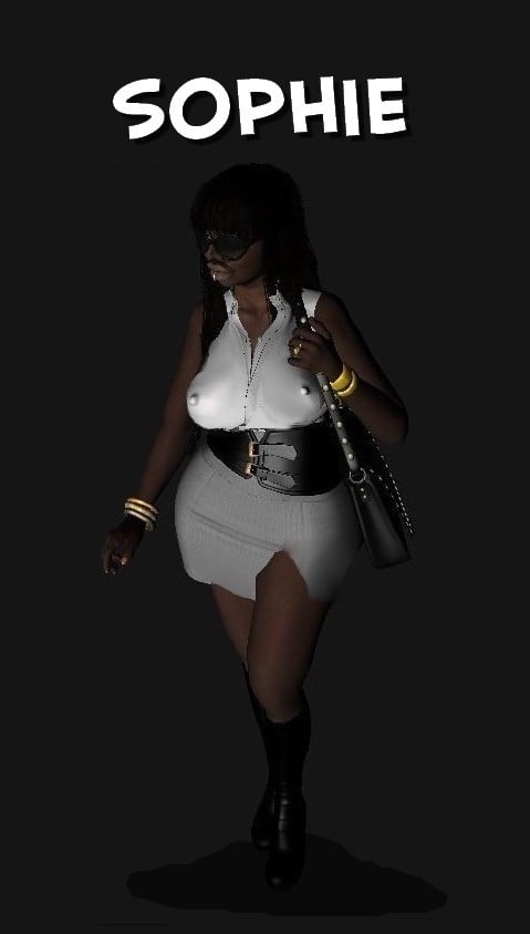 Sophie -Ebony School Slut