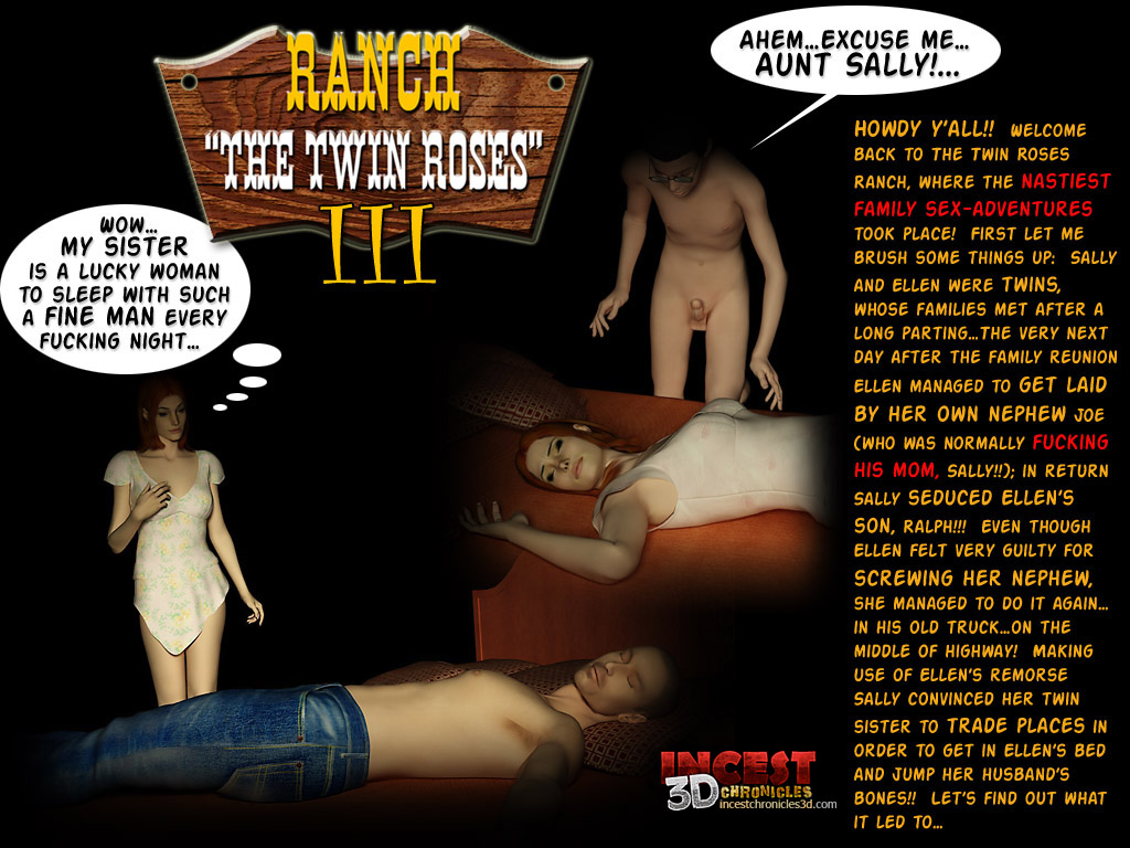 Ranch The Twin Roses. Part 3- Inzest3DChronicles