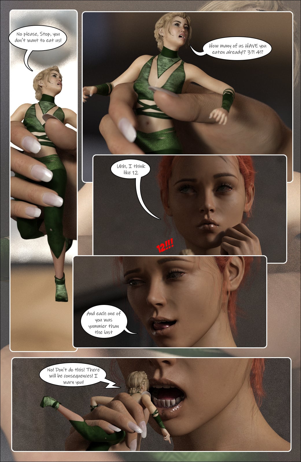 JTVoreComics – Gloria the Little Giantess