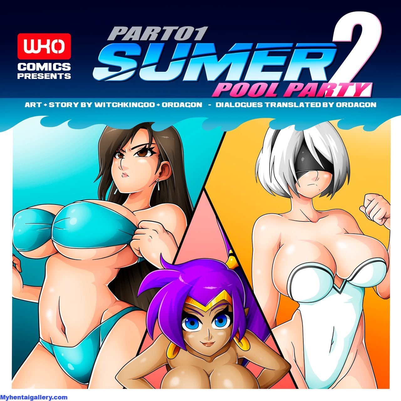 Summer Pool Party 2 Part 1- Witchking00