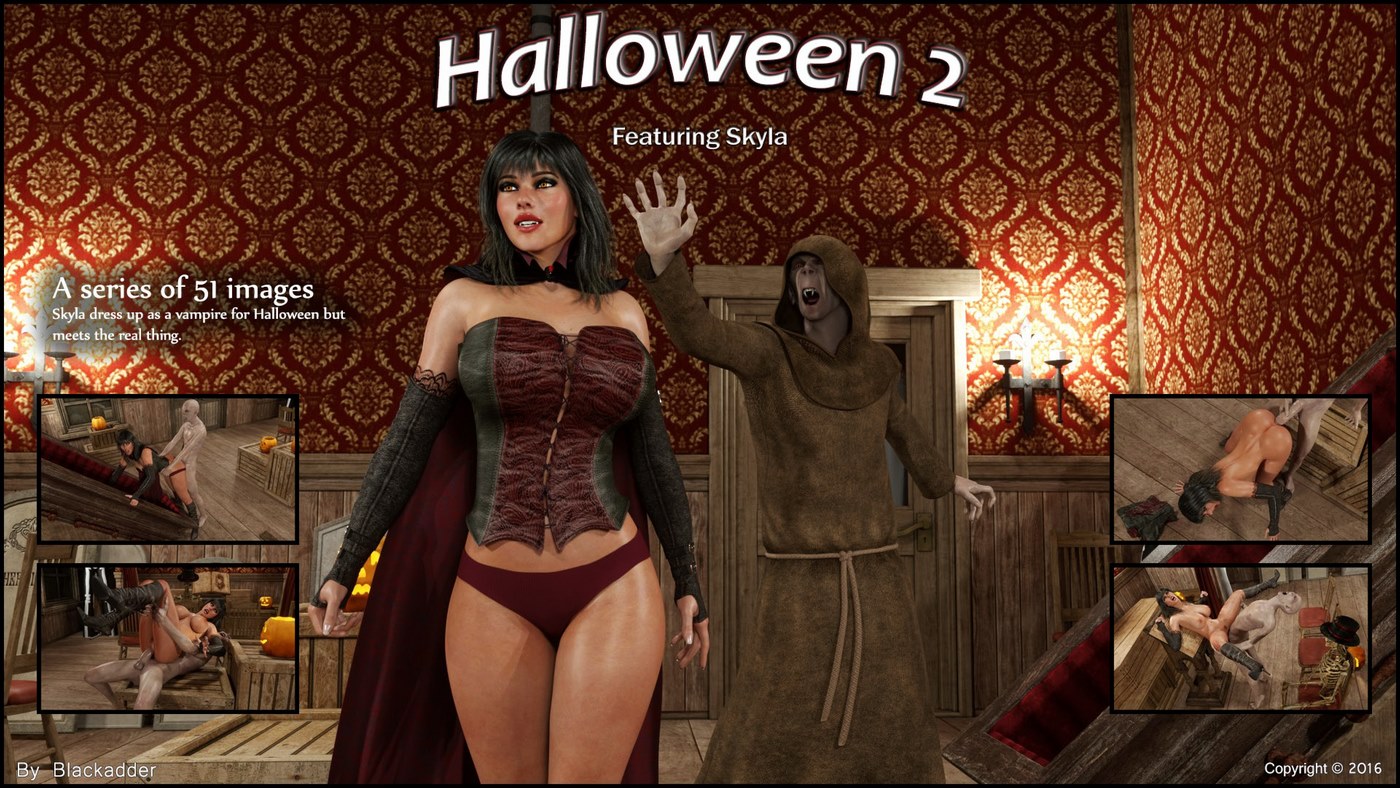 Blackadder- Halloween 2,3D sex