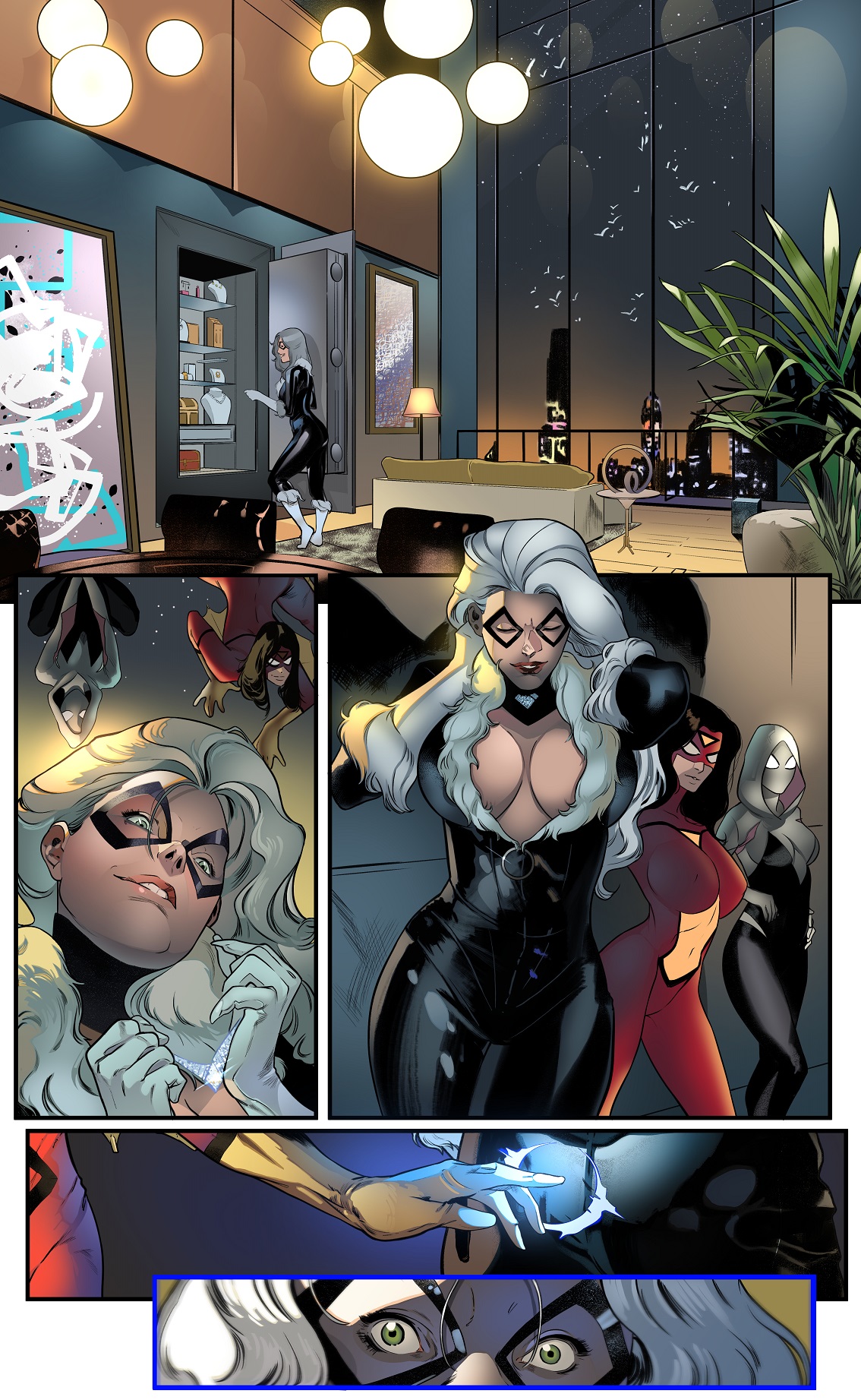 The Cat and the Spiders- Xgeek [Spider-Man]