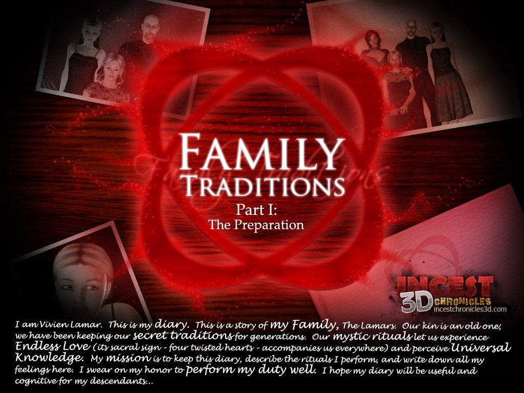 Family Traditions. Part 1- Incest3DChronicles