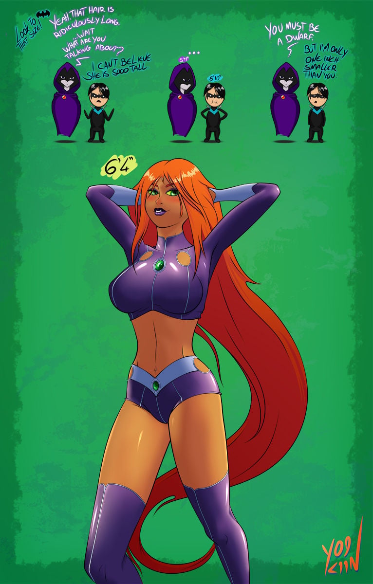 Raven x Starfire- Yolkiin [Teen Titans]