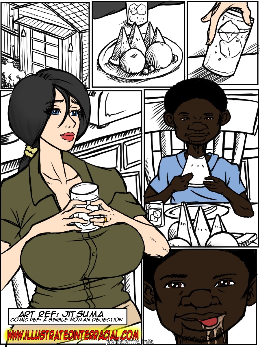 No Words-Illustrated interracial