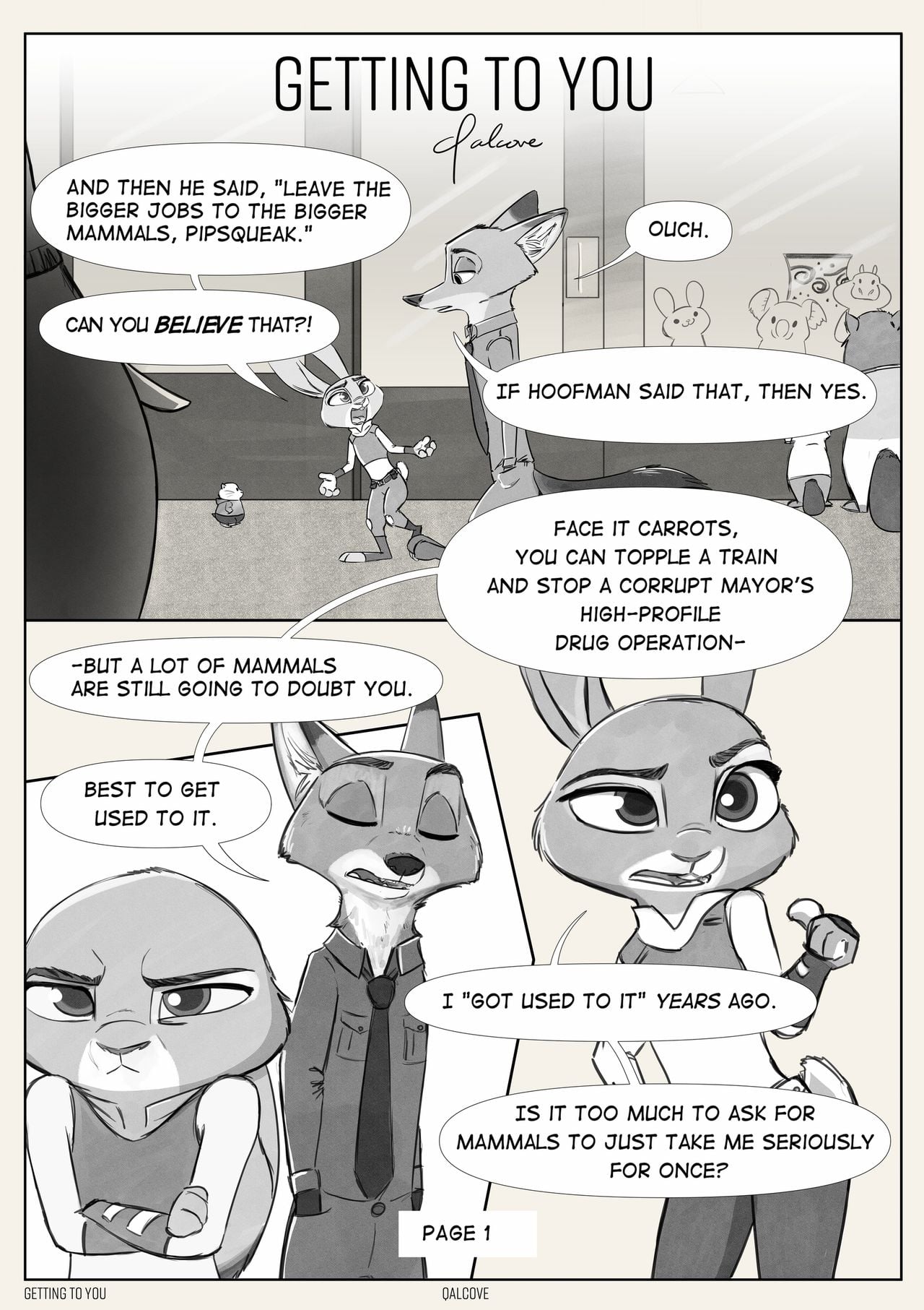 Getting To You- Qalcove [Zootopia]