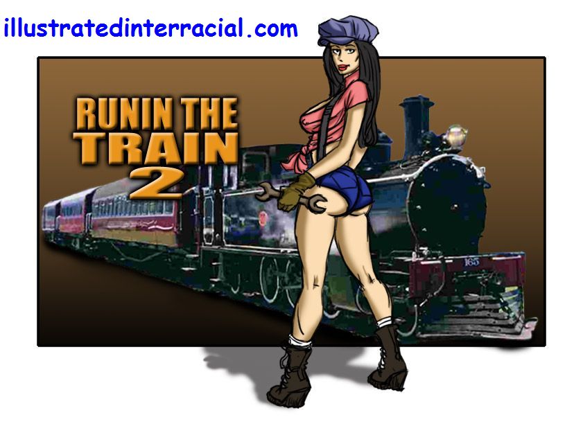Runin A Train 2- illustrated interracial