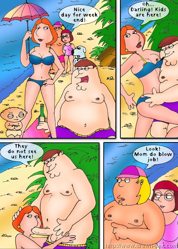 Family Guy – Beach Play,Drawn Sex
